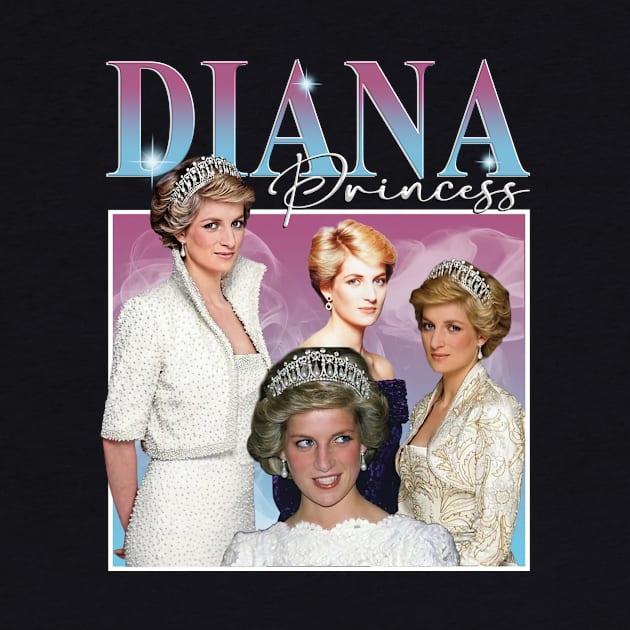 Princess Diana Homage Vintage by Den Tbd